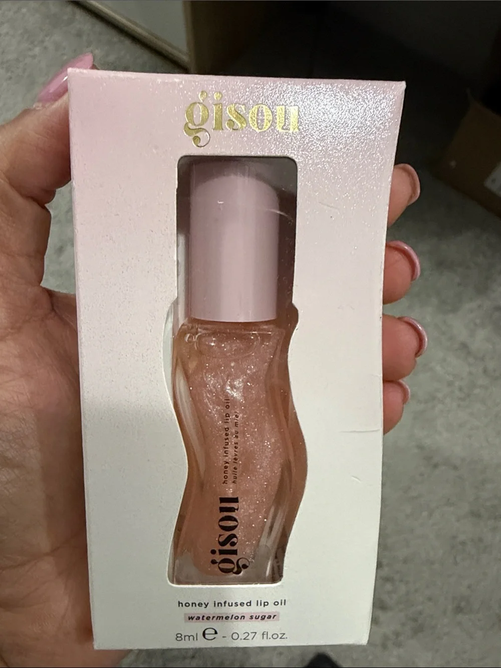 Gisou Honey Infused Hydrating Lip Oil in Watermelon Sugar